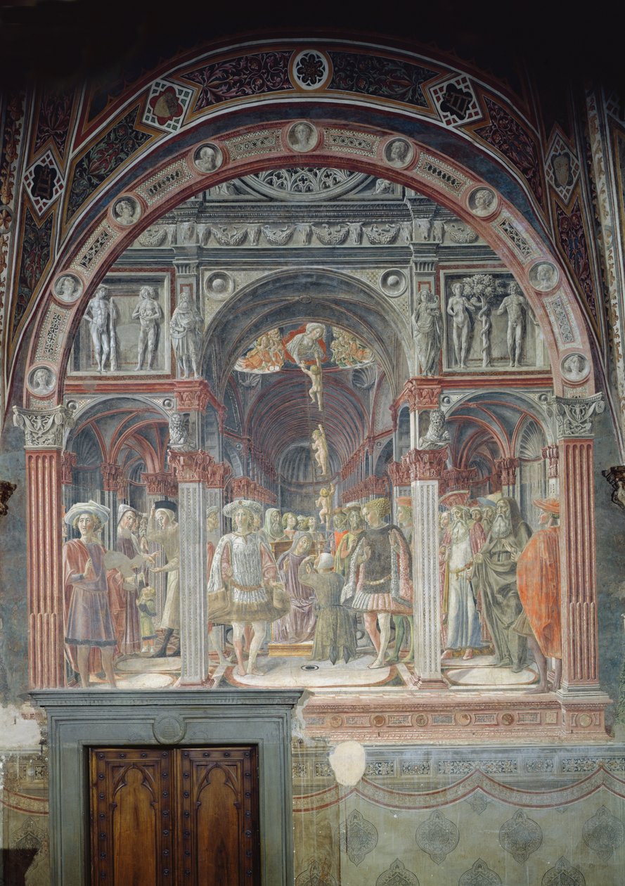 Schodiště do nebe, 1441 od Lorenzo di Pietro Vecchietta