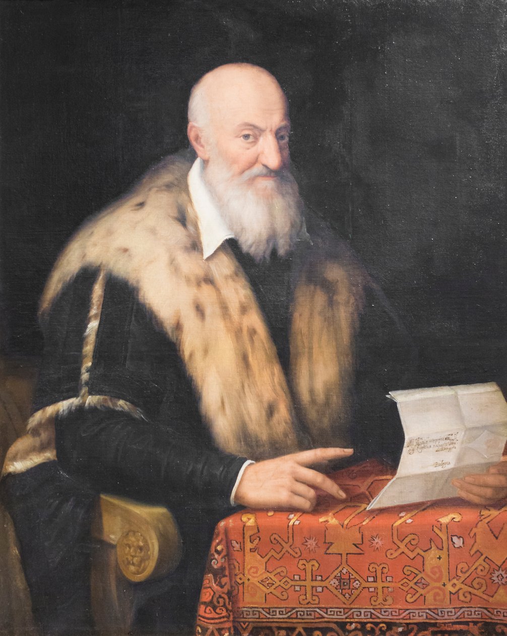 Portrét Quaranta Malvasia, asi 1570-76 (olej na plátně) od Lorenzo (c.1530 76) Sabatini