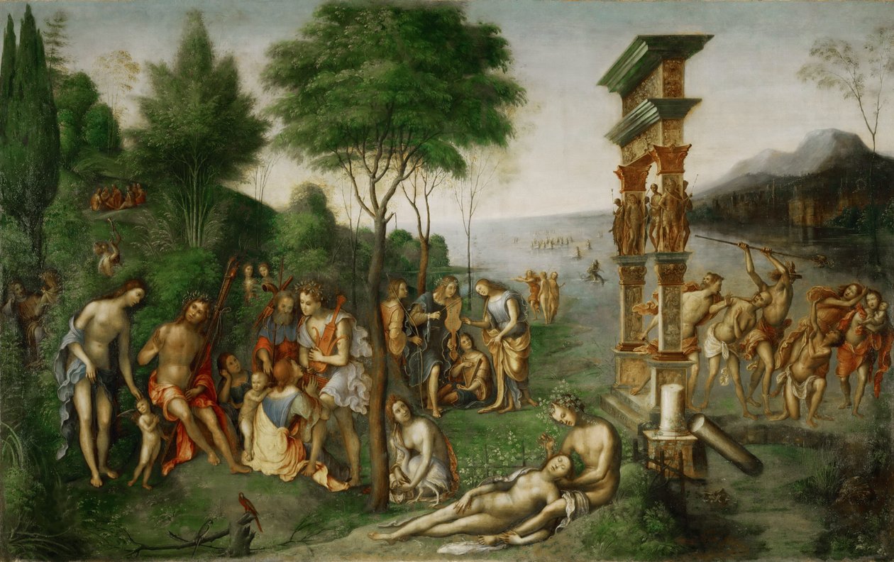 Vláda Comus, mezi 1506 a 1511. od Lorenzo Costa