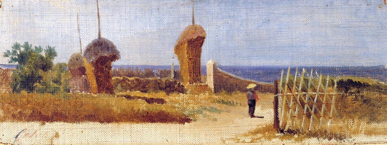 Castiglioncello, asi 1862-63 (olej na plátně na kartonu) od Lorenzo Gelati