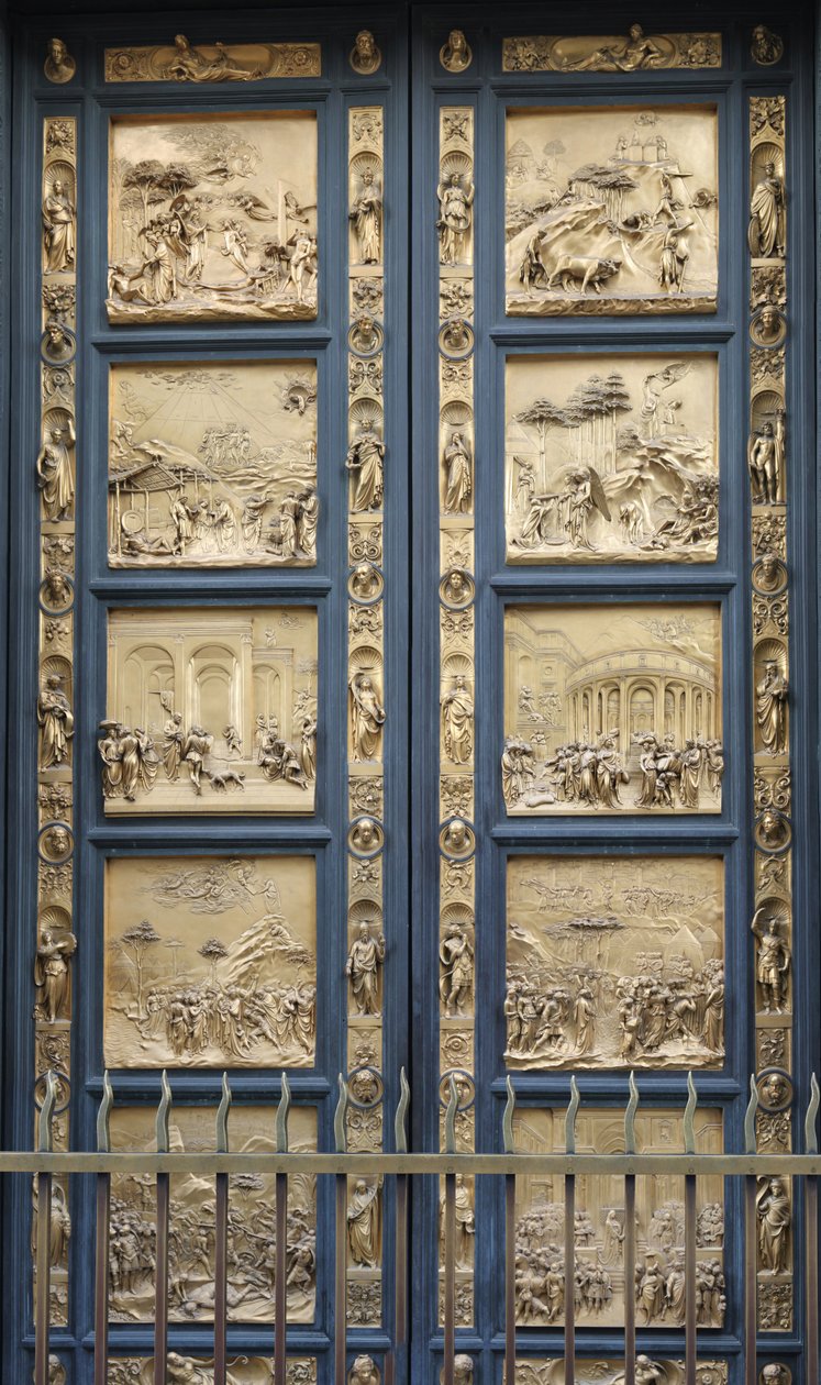 The Gates of Paradise in the Florence Baptistery Copy, 1425-1452 od Lorenzo Ghiberti