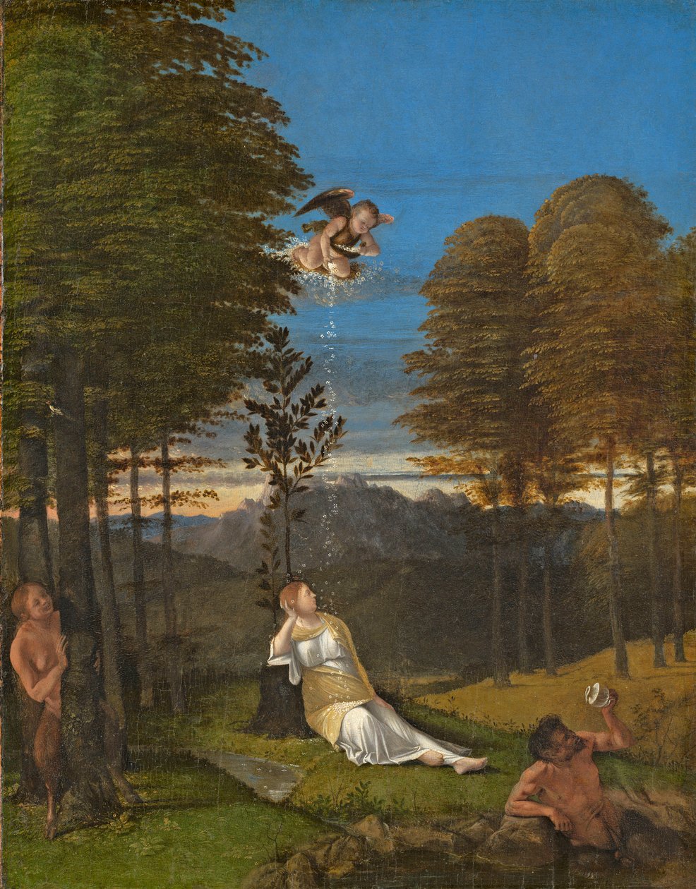 Alegorie cudnosti, c. 1505 (olej na panelu) od Lorenzo Lotto