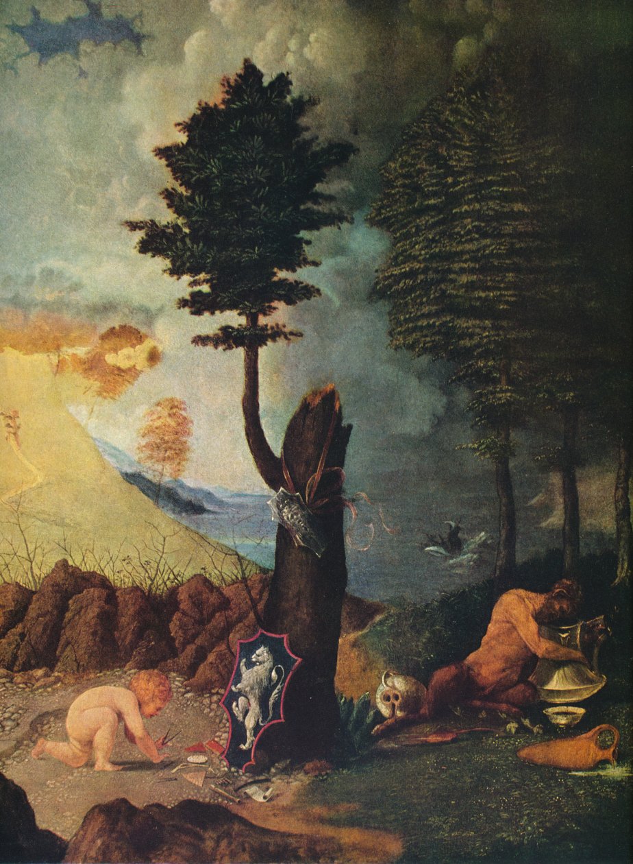 Alegorie ctnosti a neřesti, 1505 od Lorenzo Lotto