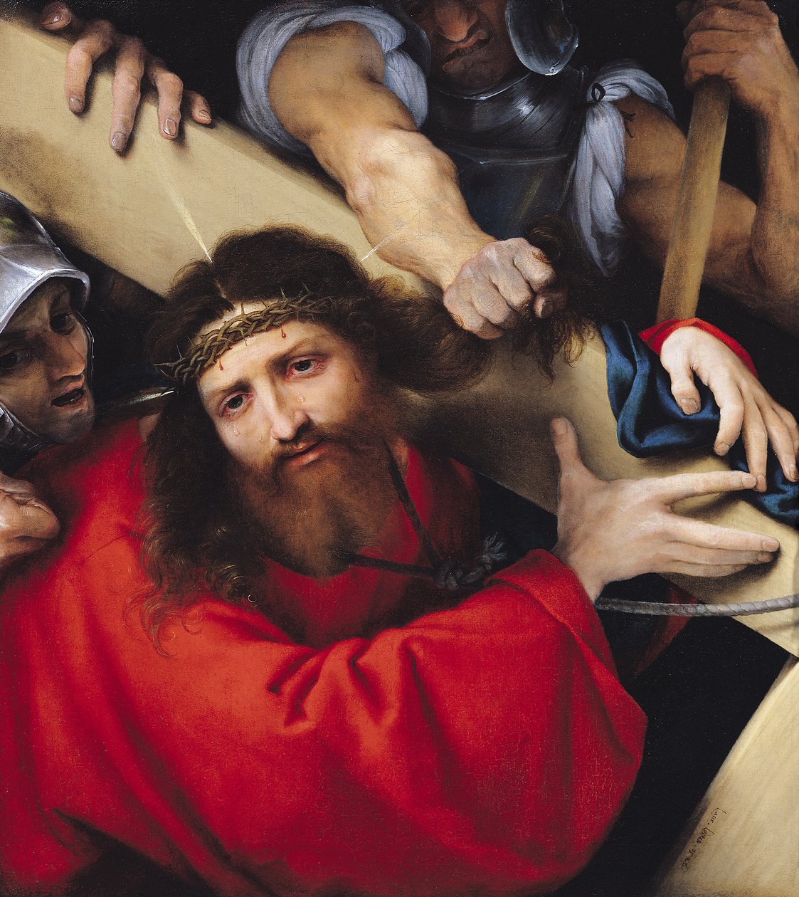 Kristus nesoucí kříž, 1526 od Lorenzo Lotto