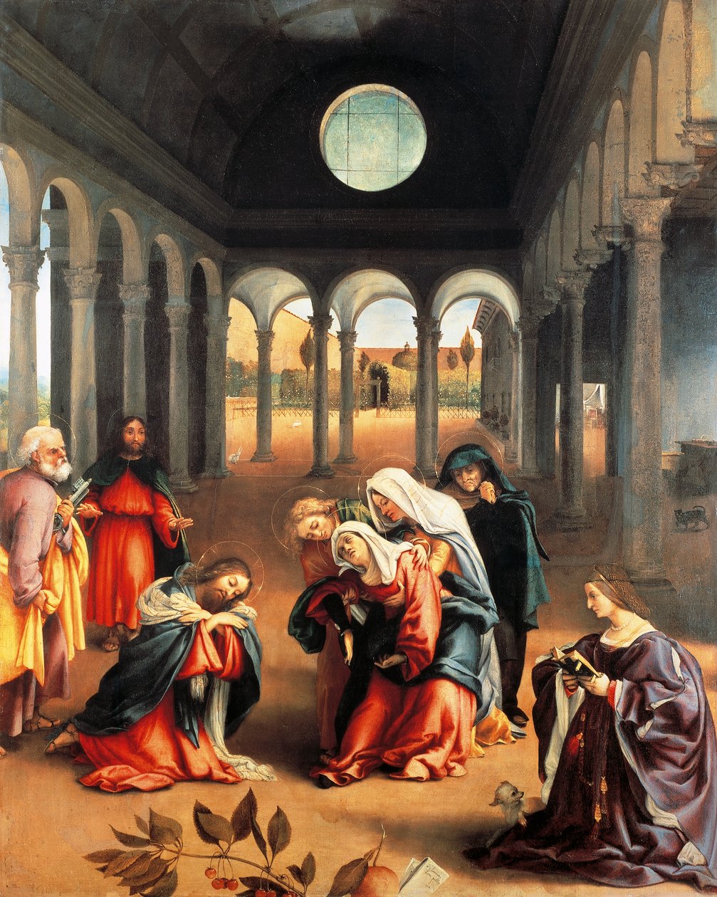 Kristus opouští svou matku od Lorenza Lotta (1480, kolem roku 1556), olej na plátně od Lorenzo Lotto