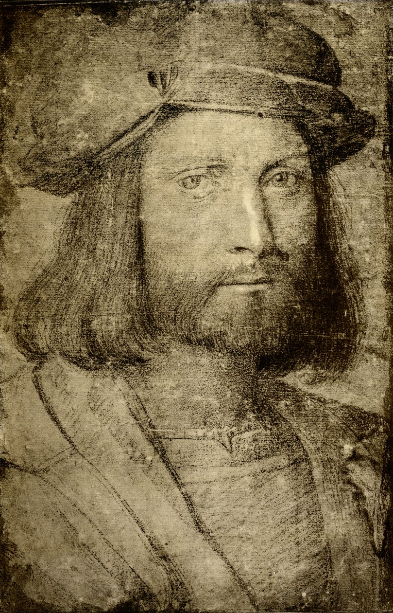 Hlava cizince od Lorenzo Lotto