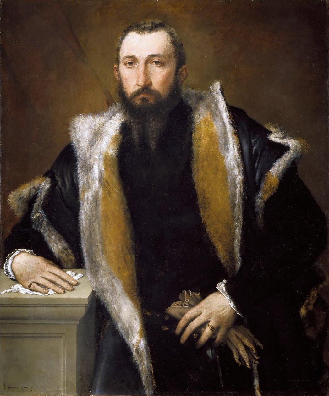 Portrét Febo da Brescia, 1543-1544. od Lorenzo Lotto