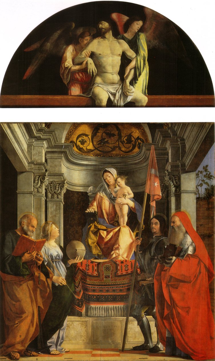 Oltářní obraz Santa Cristina al Tiverone od Lorenzo Lotto
