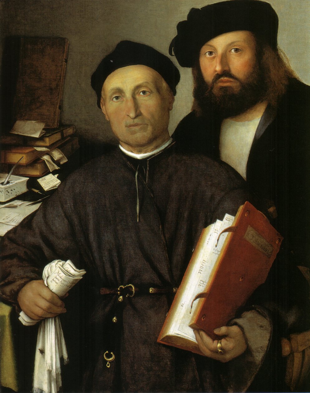Lékař Giovanni Agostino della Torre a jeho syn Niccolò, kolem roku 1515 (olej na plátně) od Lorenzo Lotto