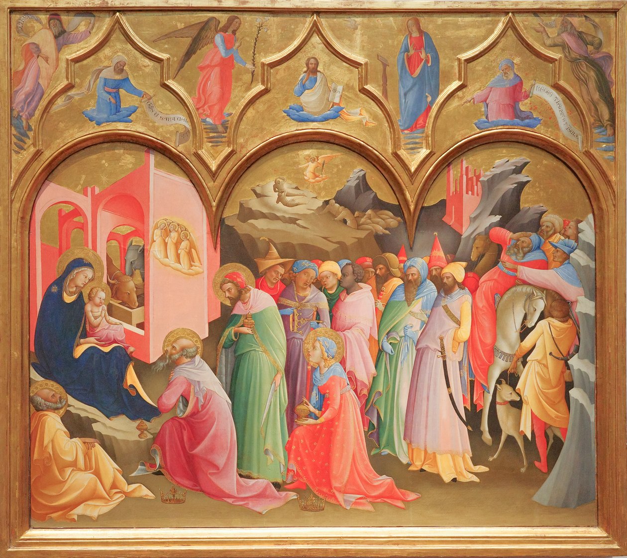 Klanění mudrců od Lorenzo Monaco