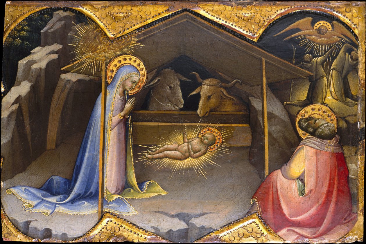 Narození Krista od Lorenzo Monaco