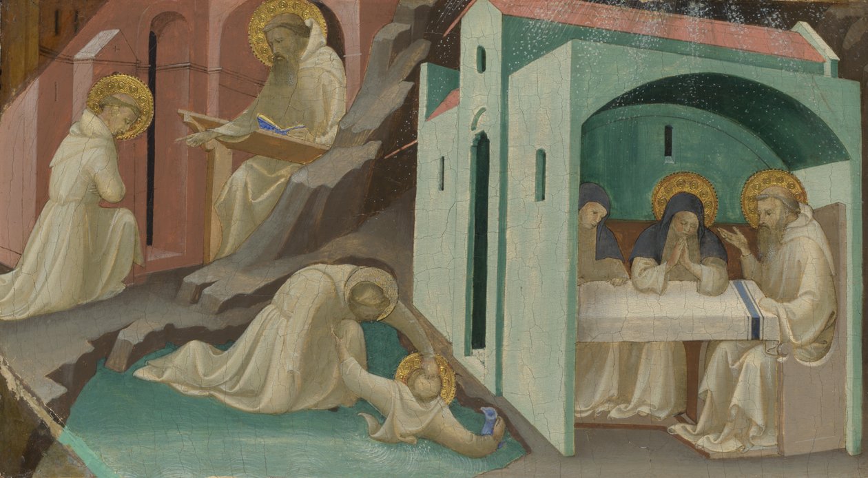 Incidenty v životě svatého Benedikta, 1408 od Lorenzo Monaco