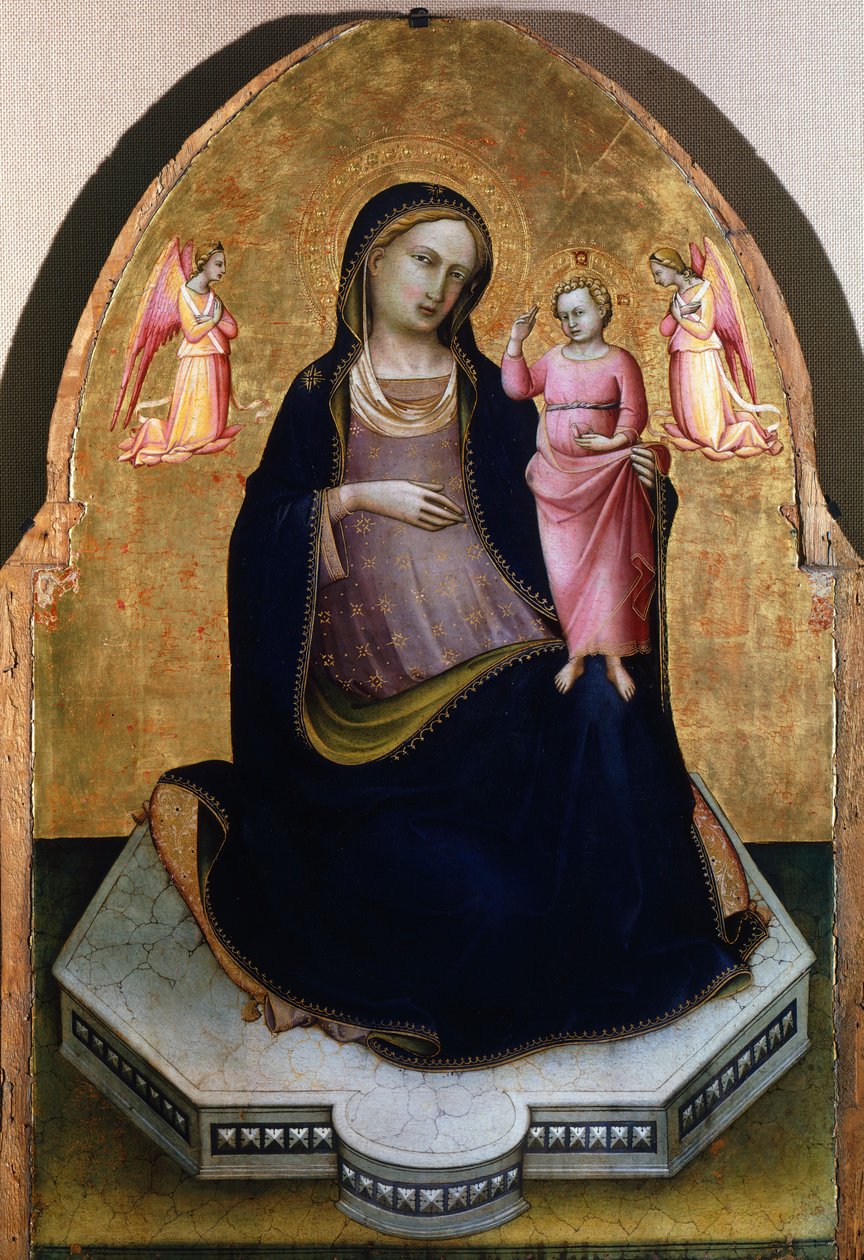 Madonna pokory (malba) od Lorenzo Monaco