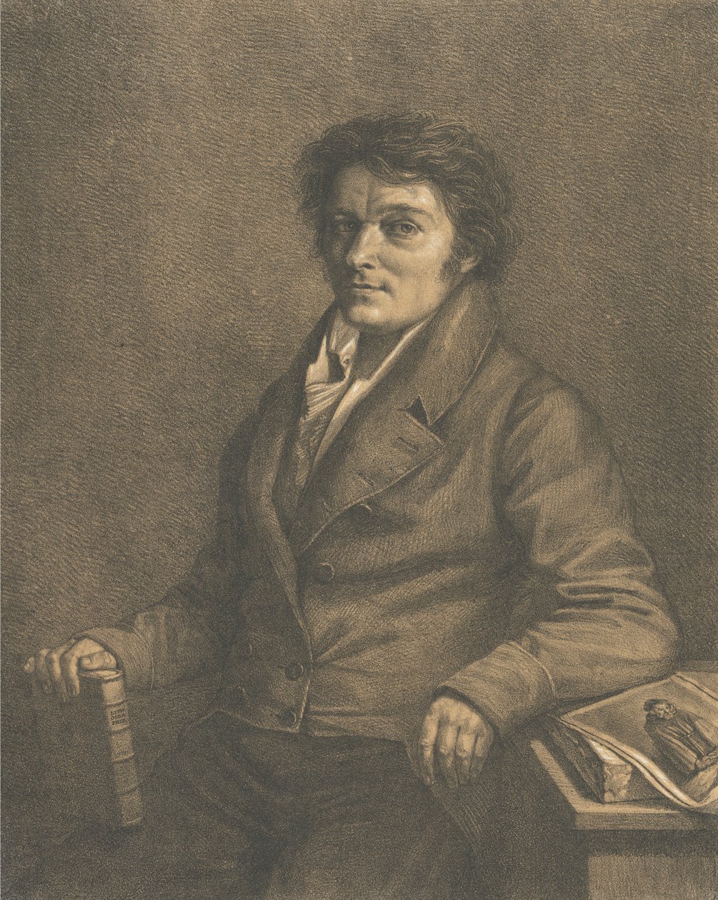 Aloys Senefelder (portrét po) od Lorenzo Quaglio