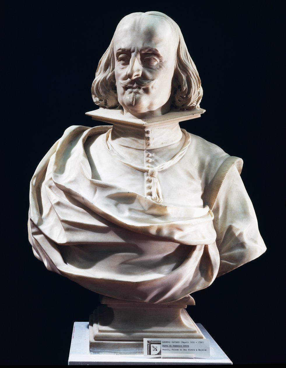 Mramorová busta Domenica Petra od Lorenza Vaccara (1655-1706), kostel svatého Petra v Maiella, Neapol, Itálie od Lorenzo Vaccaro