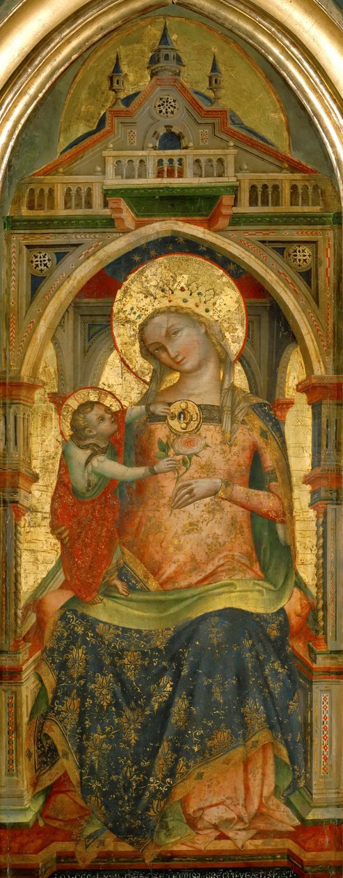 Madona s dítětem, 1372. od Lorenzo Veneziano