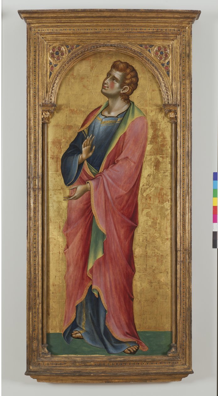 Svatý Jan Evangelista, 1355-57 od Lorenzo Veneziano