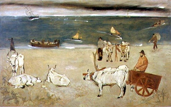 Georgica (olej na desce) od Lorenzo Viani