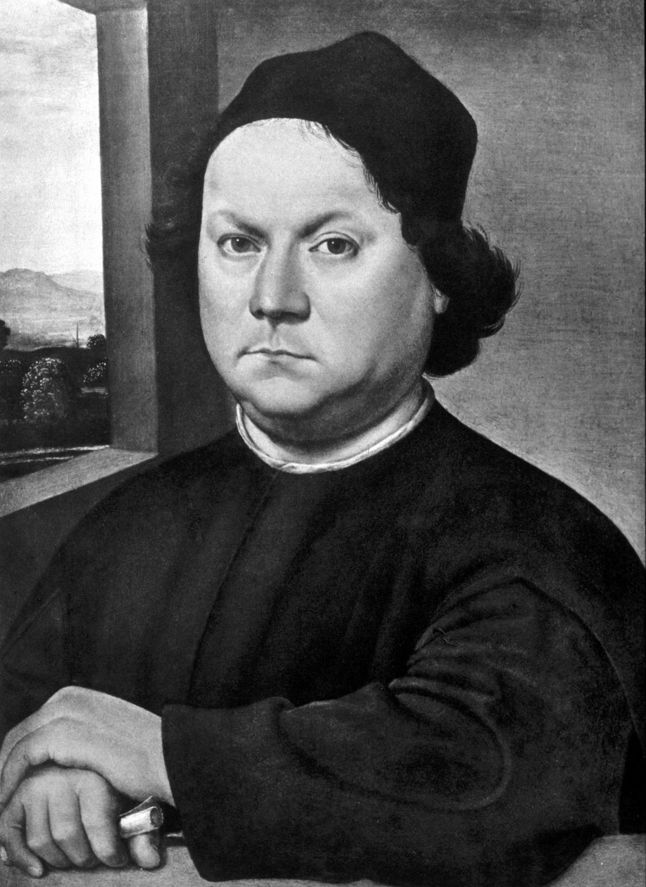 Portrét Andrea del Verrocchio s Lorenzem di Credi. 1485 okolí. Musee des Offices, Florencie od Lorenzo di Credi
