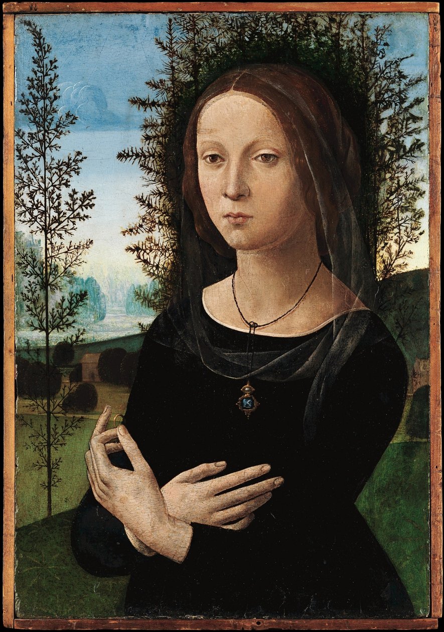 Portrét mladé ženy od Lorenzo di Credi