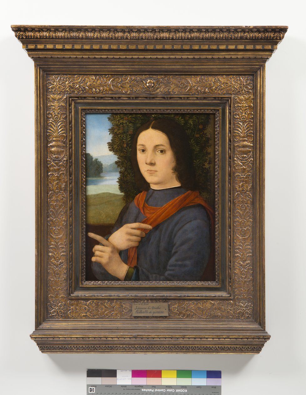 Portrét mladého muže, 1490-99 od Lorenzo di Credi