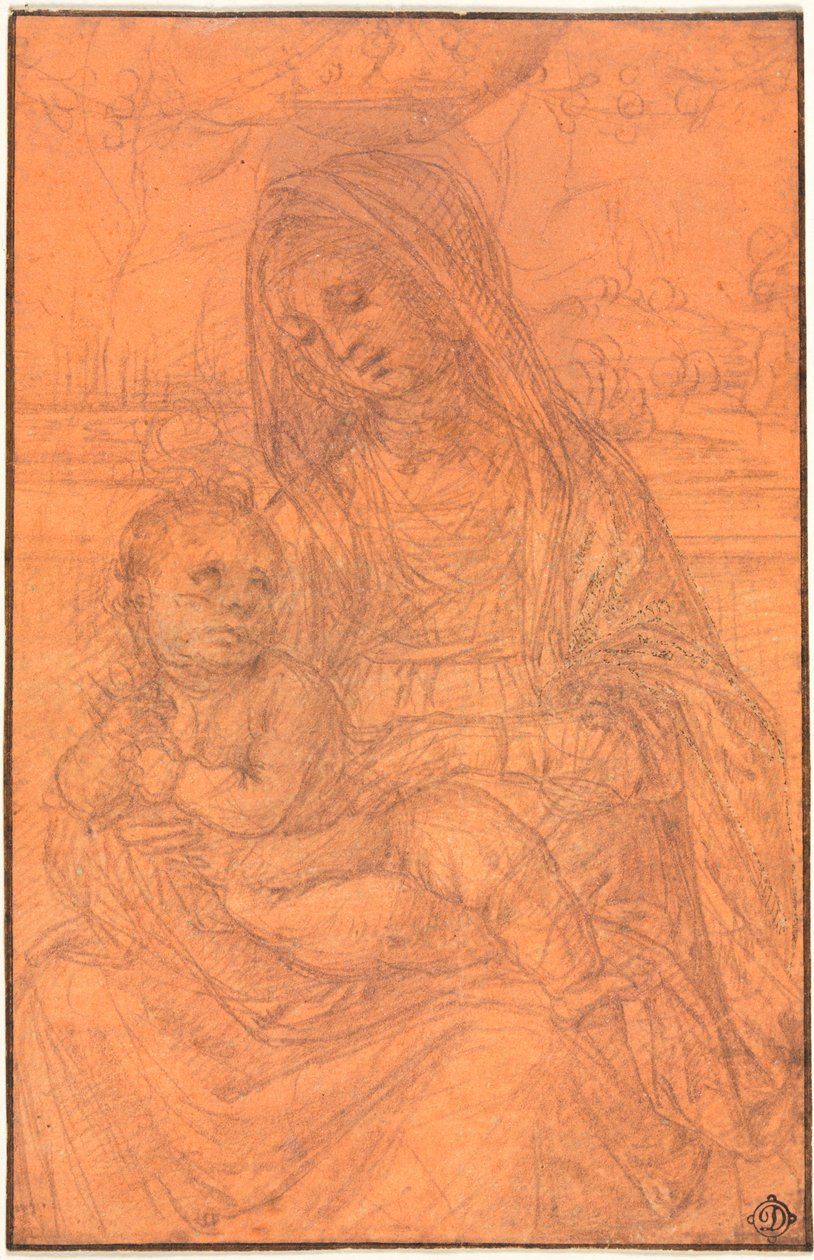 Panna a dítě, c. 1510. od Lorenzo di Credi