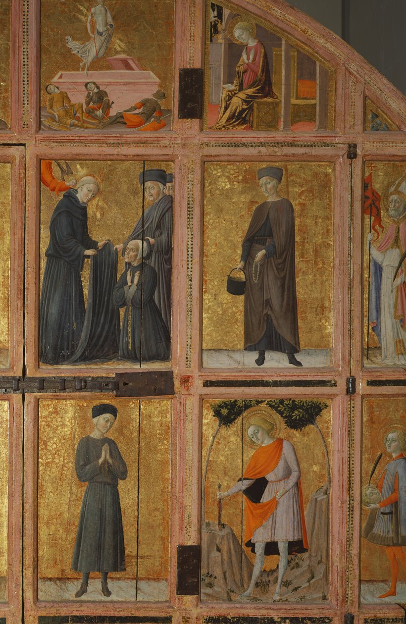 Santa Maria della Scalan pyhäinjäännöksen ovet od Lorenzo di Pietro Vecchietta