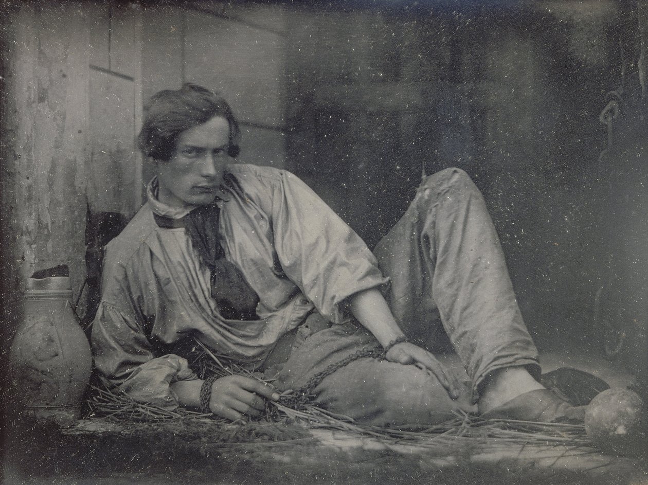 Louis Dodier jako vězeň, 1847 od Louis Adolphe Humbert de Molard
