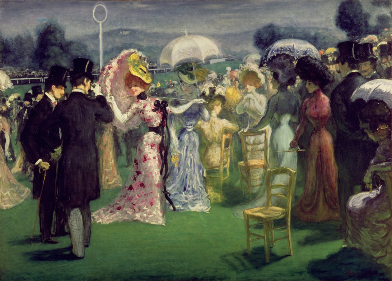 Na závodech, kolem roku 1895 od Louis Anquetin