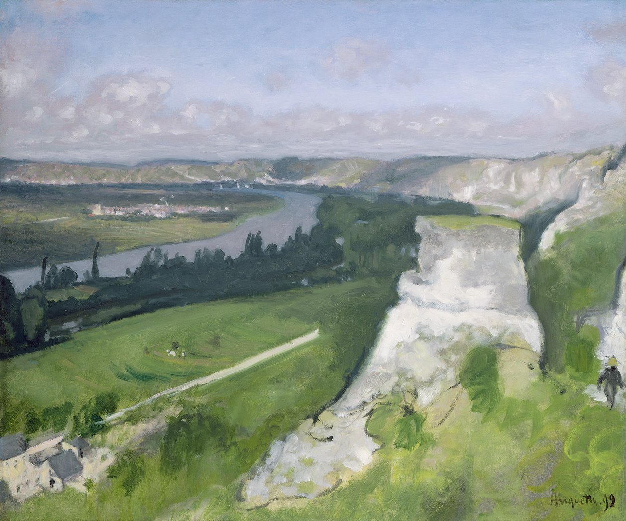 Seina u Rouenu, 1892 od Louis Anquetin
