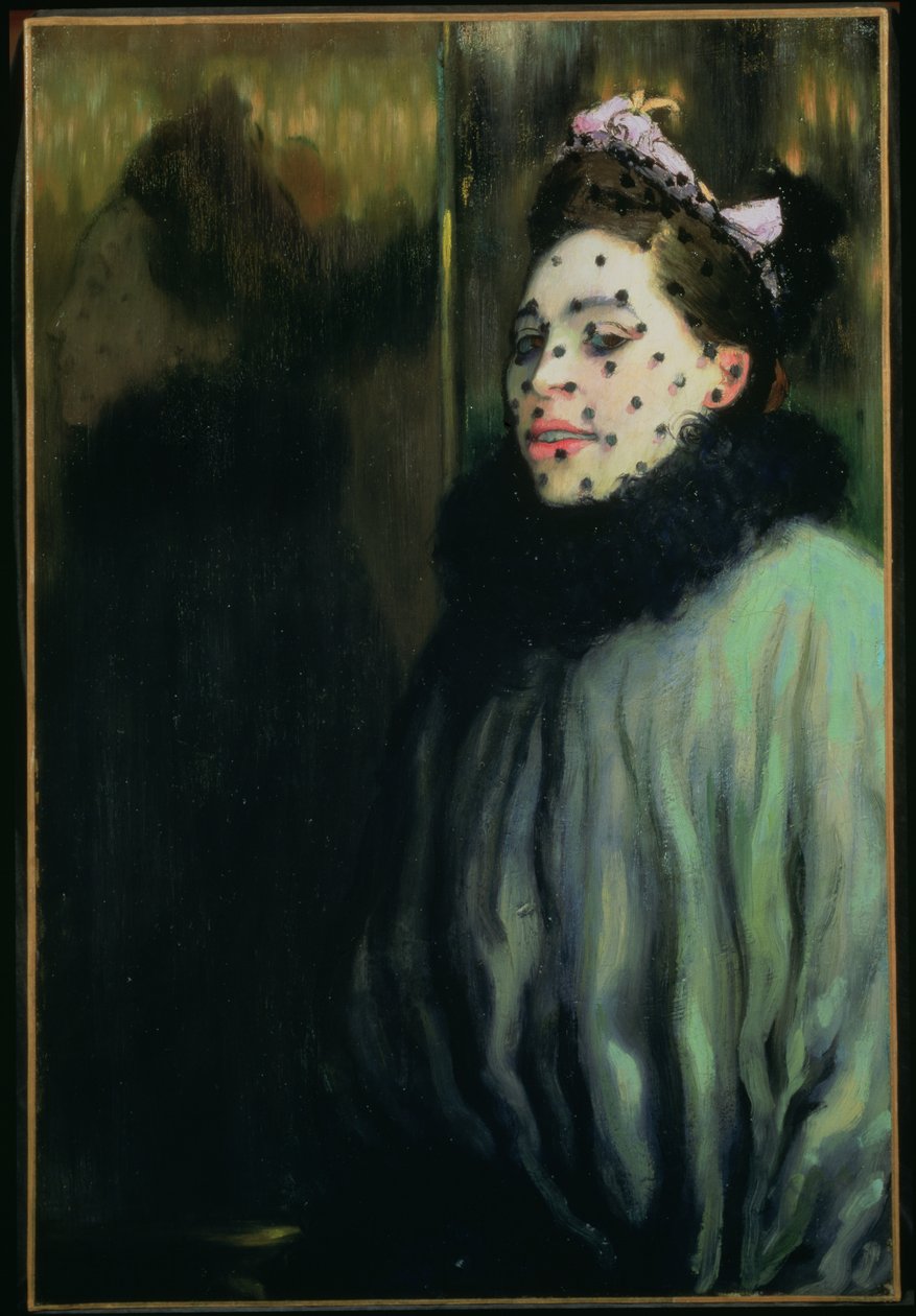Žena v závoji, 1891 od Louis Anquetin