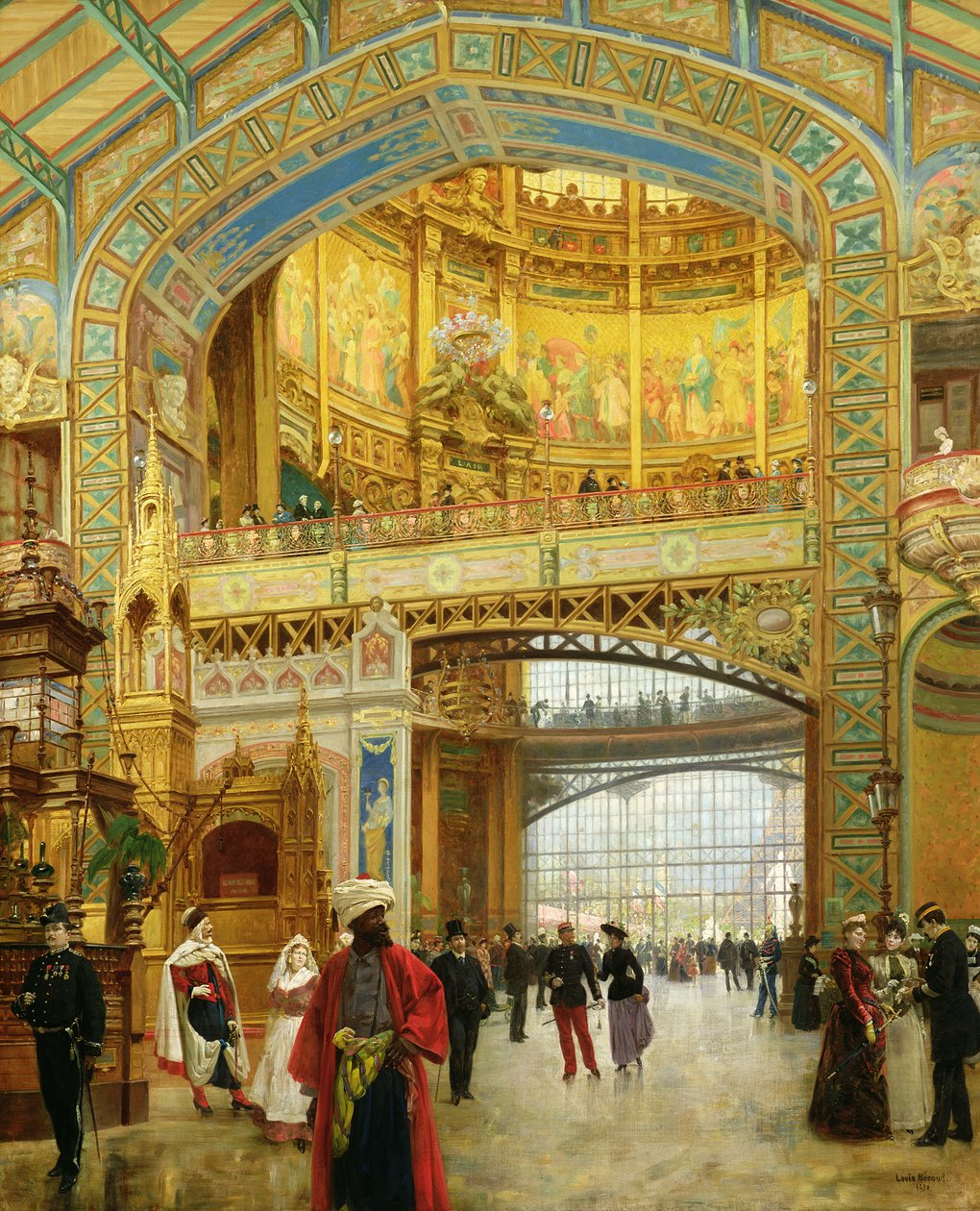 Centrální dóm Světové výstavy z roku 1889 od Louis Beroud