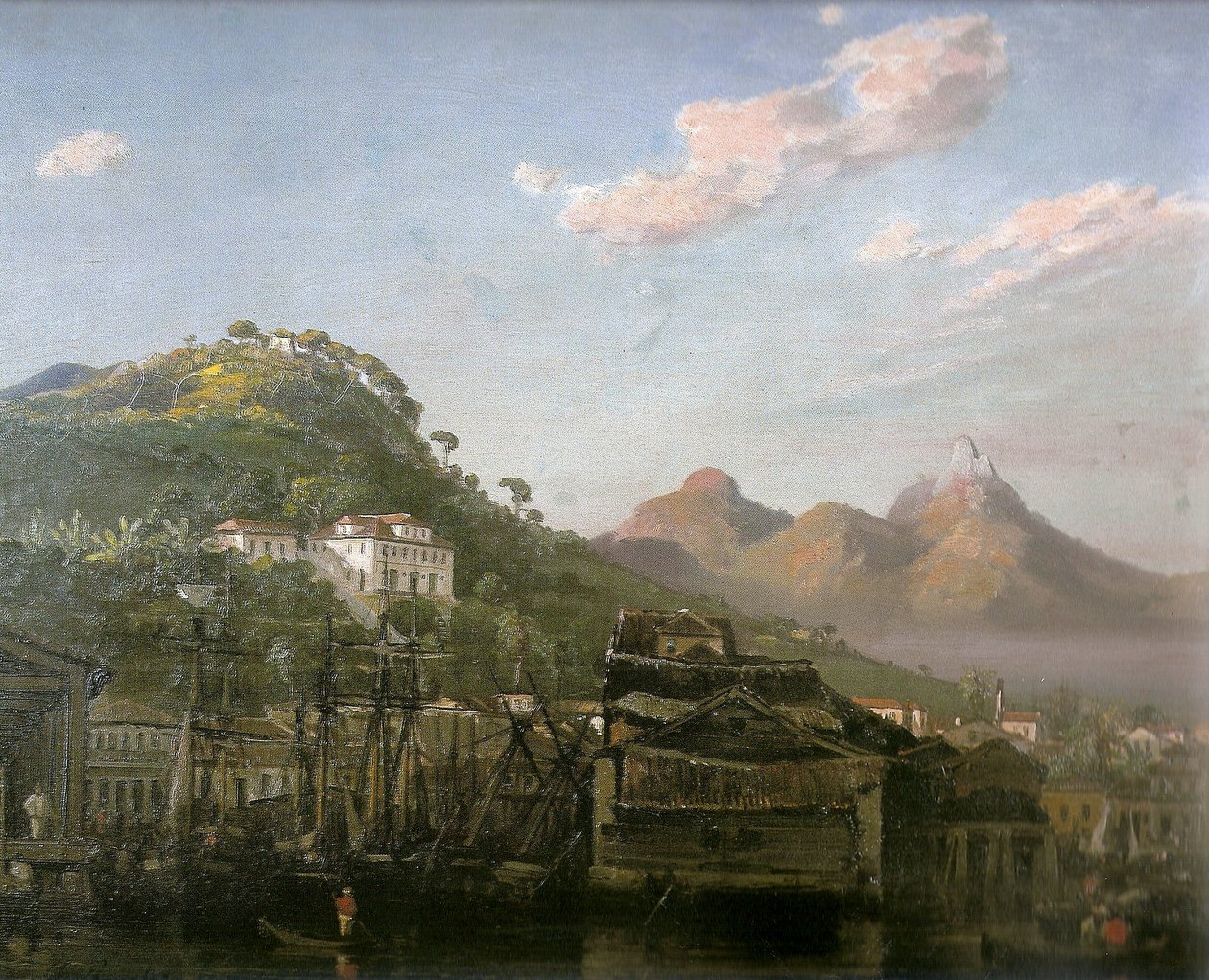 Pohled na Gamboa, Rio de Janeiro od Louis Buvelot