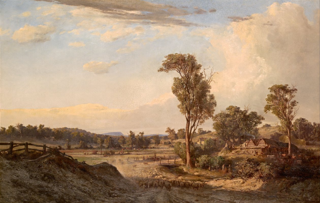 Letní odpoledne, Templestowe od Louis Buvelot