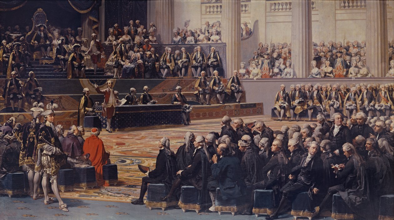 Otevření generálního stavovského úřadu ve Versailles dne 5. května 1789, 1839 od Louis Charles Auguste Couder