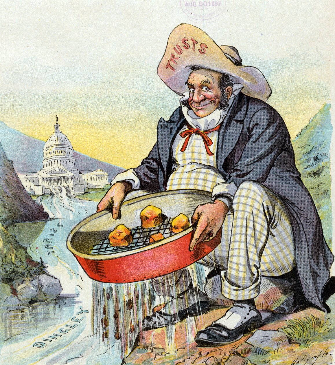 Lepší než Klondike!, 1897 od Louis Dalrymple