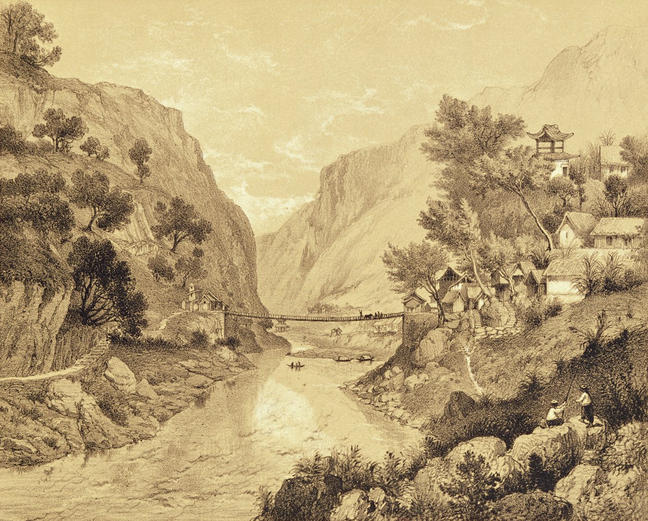 Visutý most v Lao-Oua-Tan, deska 46, z 