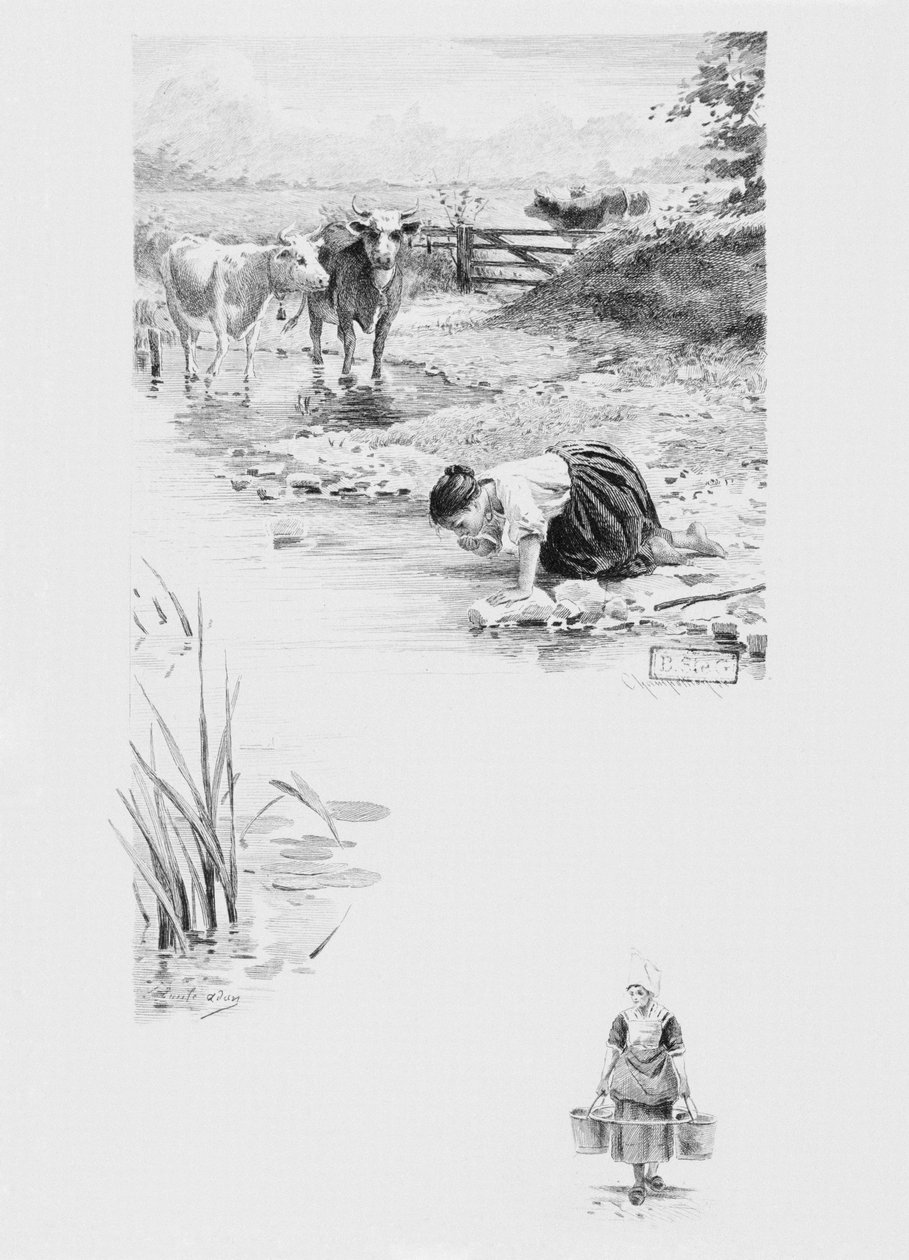 Služebnice Felicite, ilustrace z 