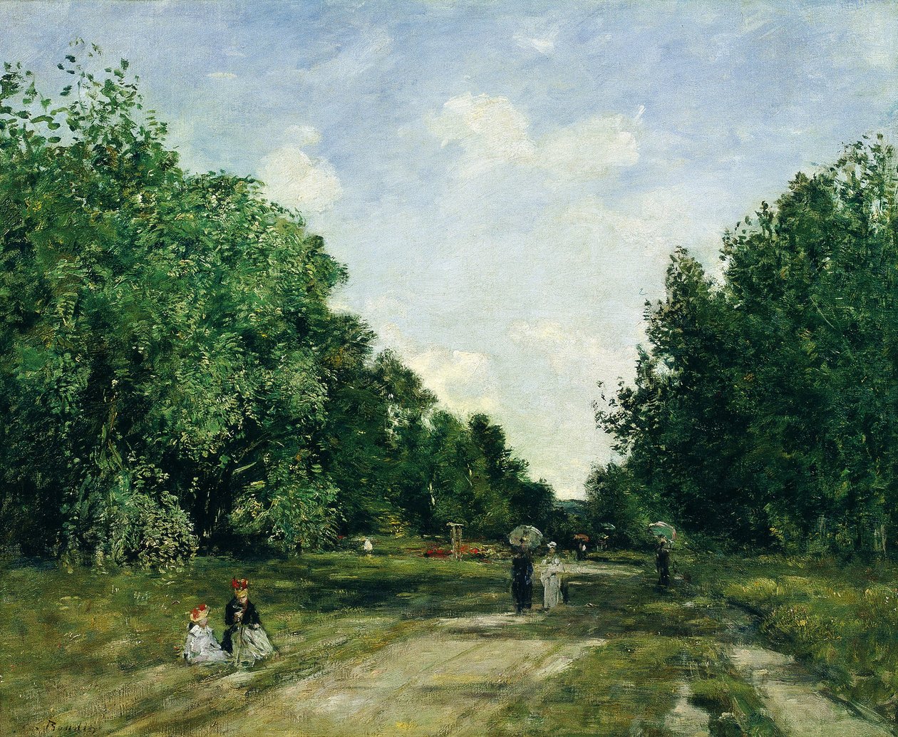 Cordier Park v Trouville od Eugene Louis Boudin