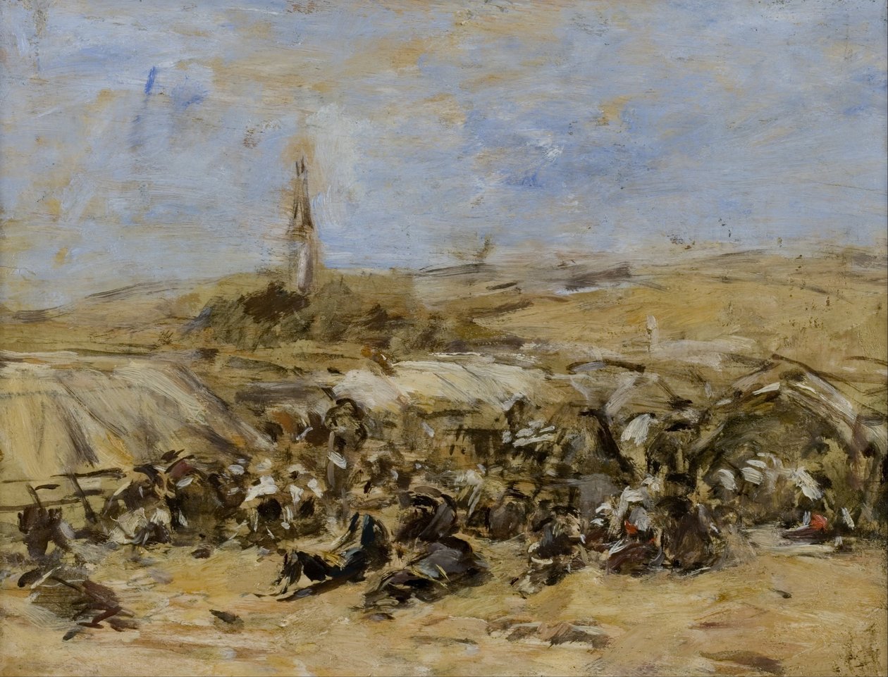 Promiňte Ste-Anne-La-Palud od Eugene Louis Boudin