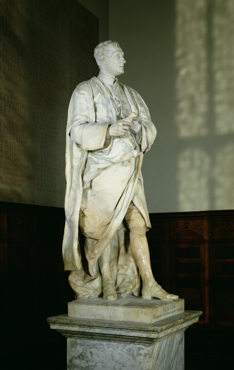 Sir Isaac Newton (1642-1727) (mramor) od Louis Francois Roubillac