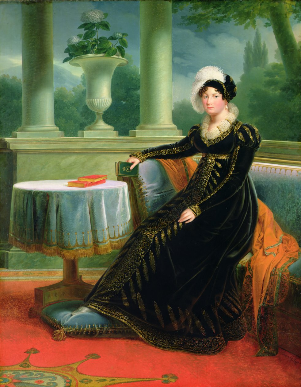 Catherine de Wurtemberg (1783-1835) královna Vestfálska, kolem roku 1808 od Louis Francois Aubry