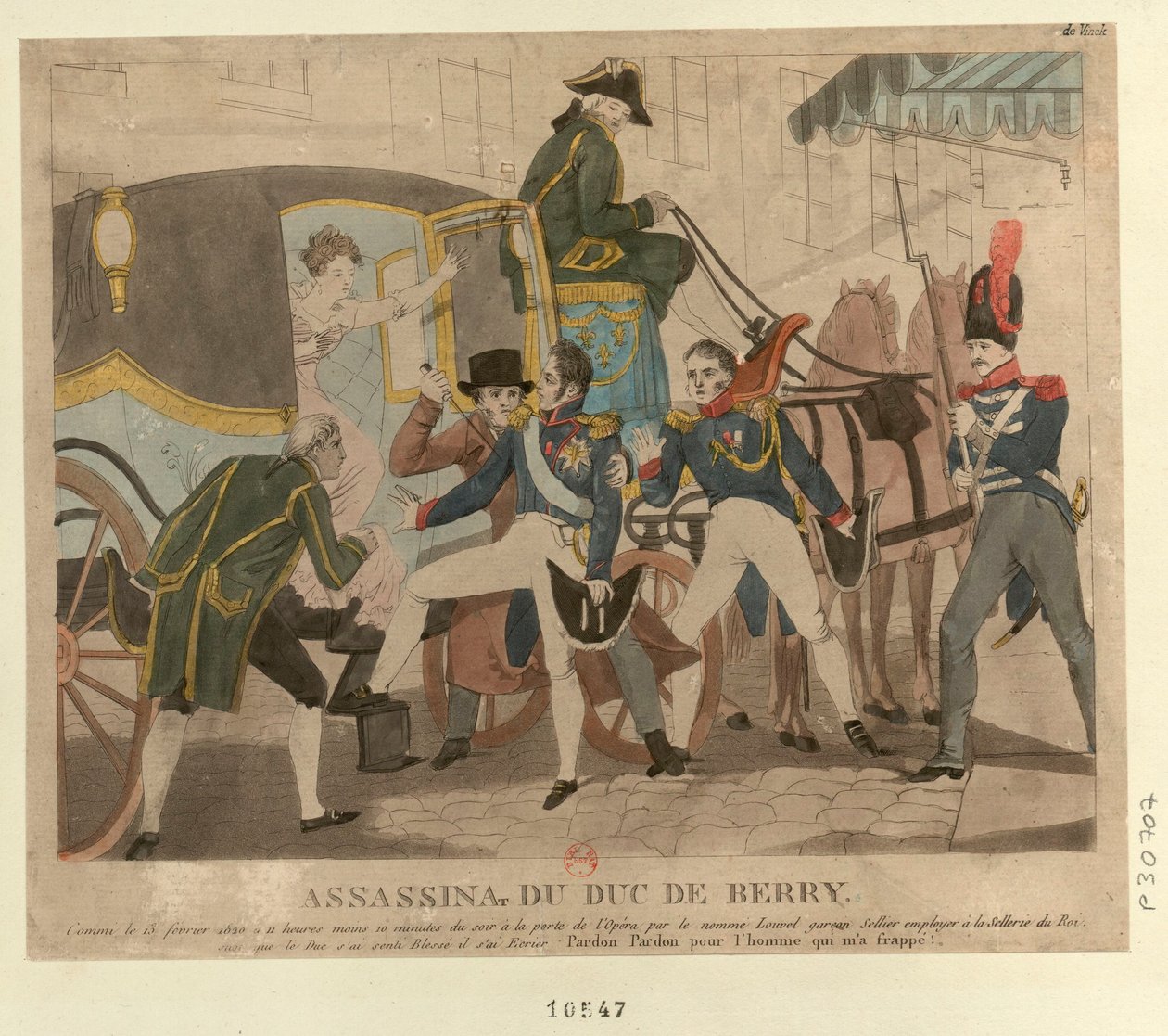 Národní knihovna Francie od Louis François Charon
