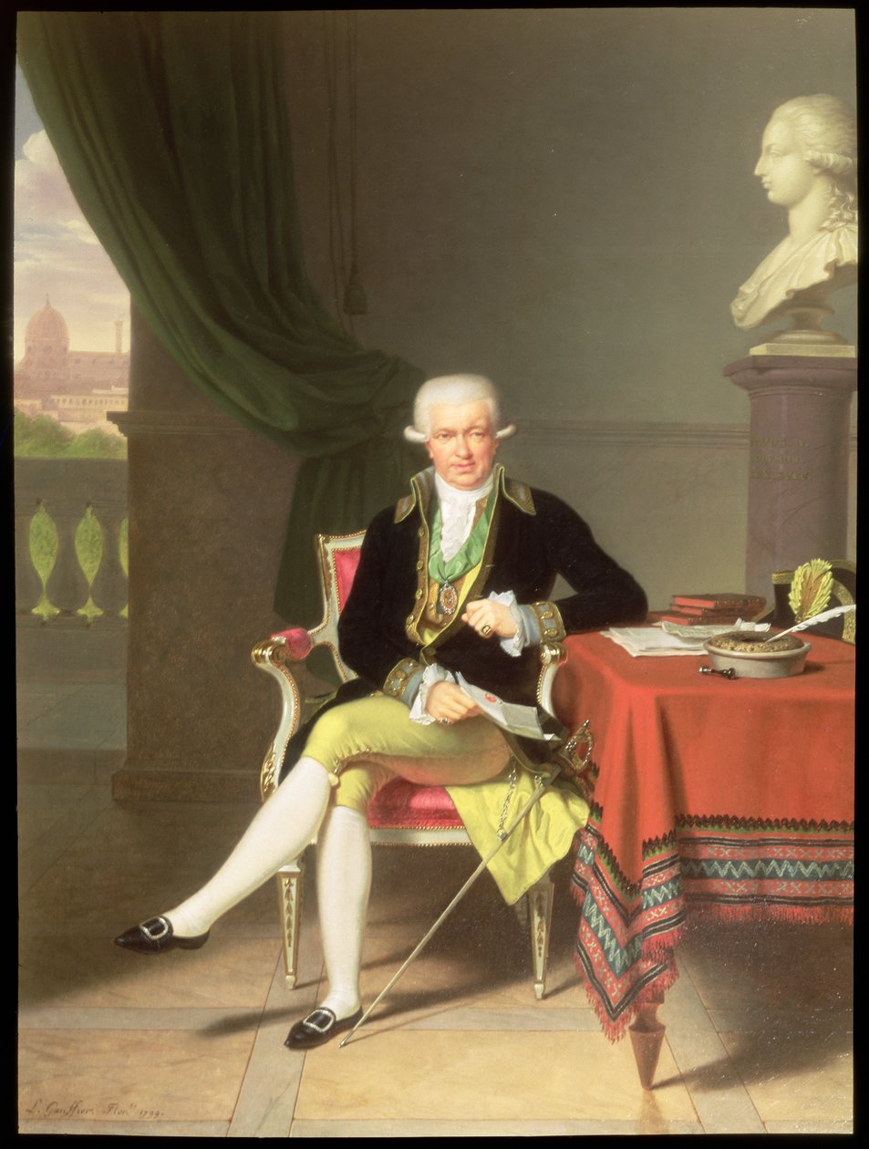 Portrét Johana Claese Lagersvarda (1756-1863), 1799 od Louis Gauffier