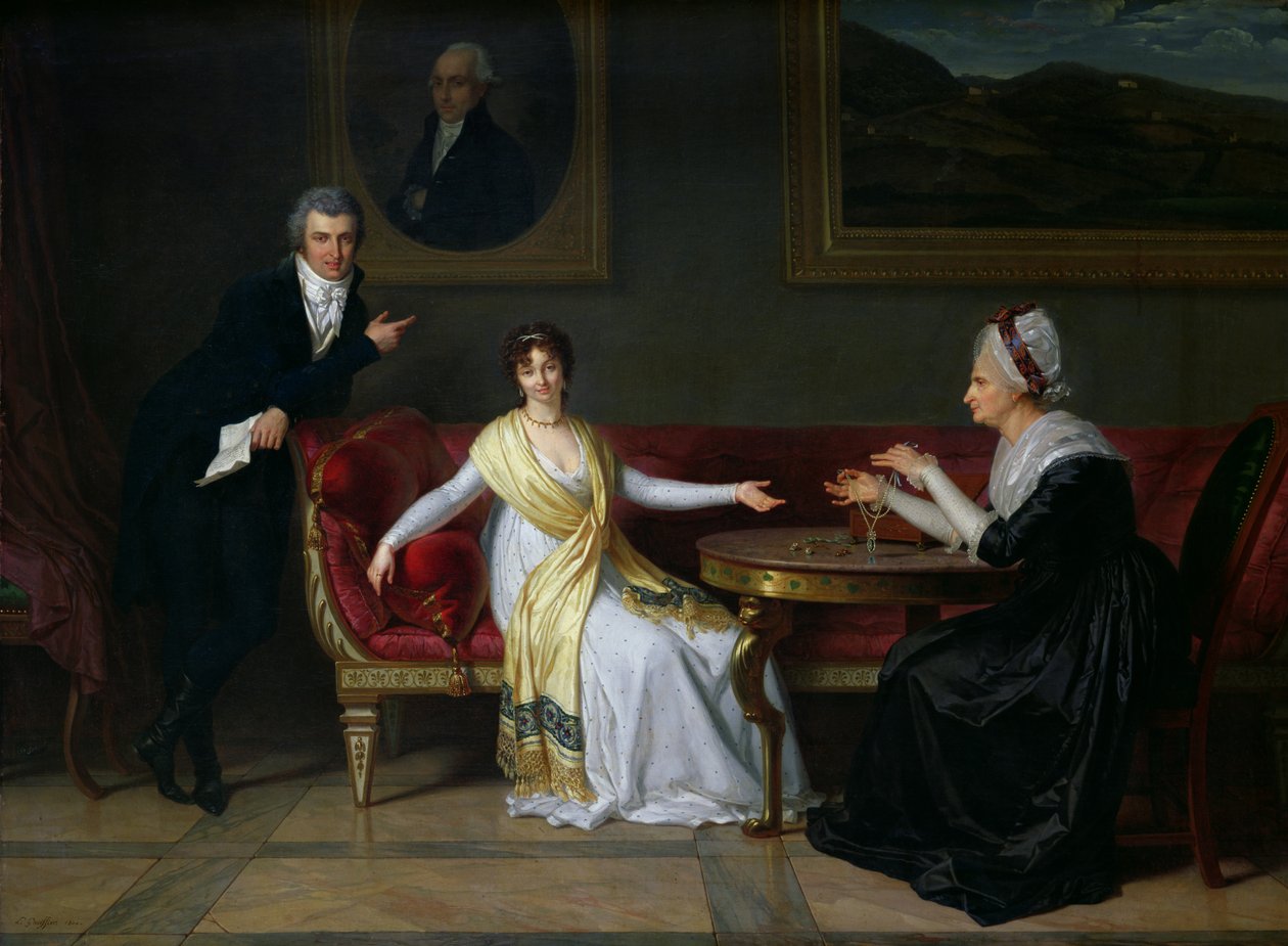 Rodina Salucci, 1800 od Louis Gauffier
