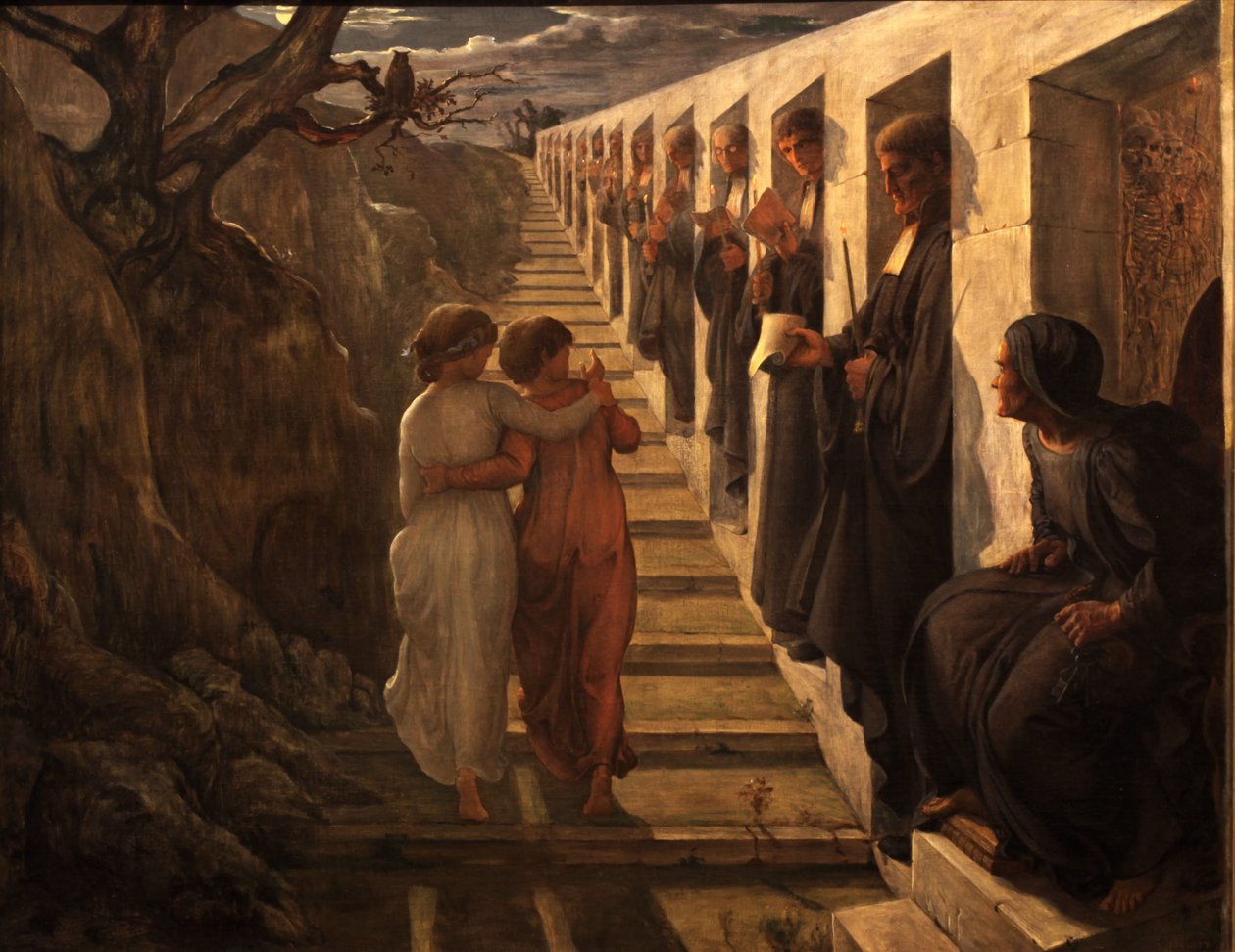 Báseň duše - špatná cesta od Louis Janmot