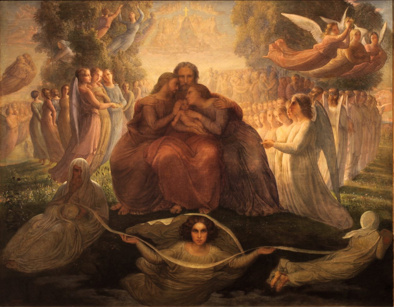 Báseň duše - božská generace od Louis Janmot