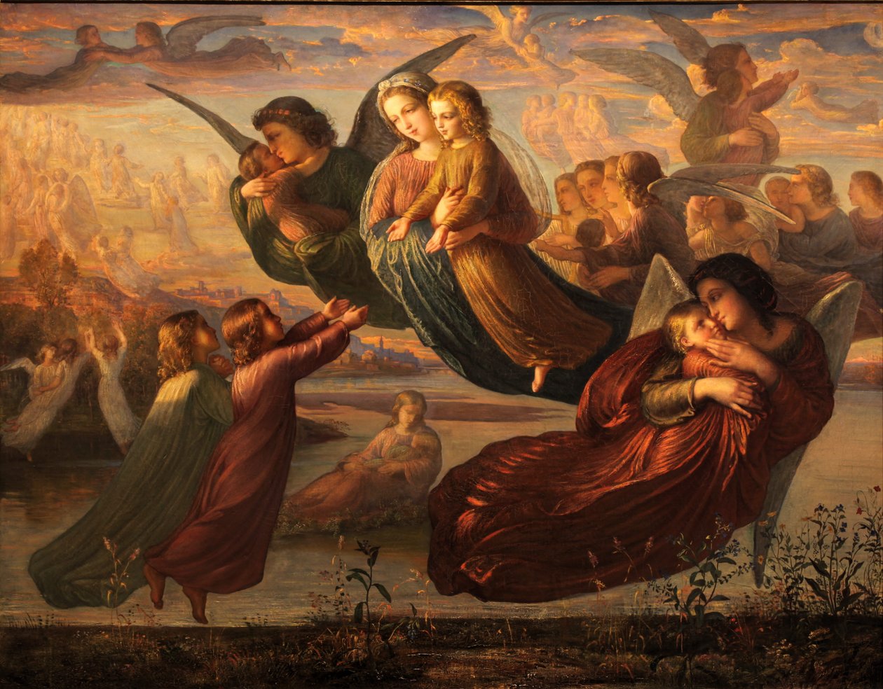 Báseň duše - Vzpomínky na oblohu od Louis Janmot