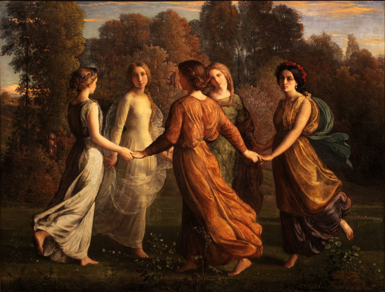 Báseň duše - sluneční paprsky od Louis Janmot