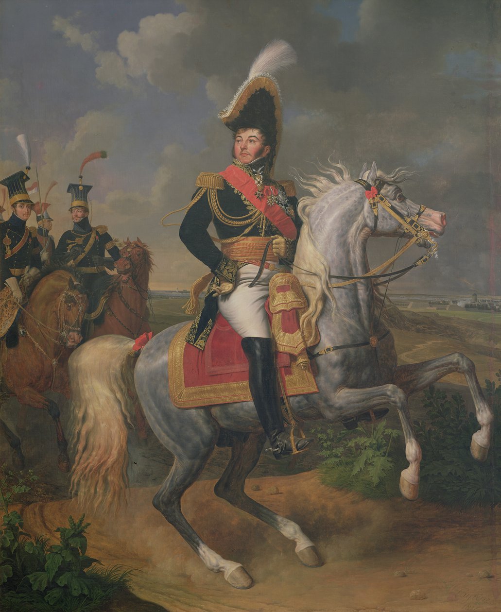 Jezdecký portrét generála Jeana Rappa (1771-1821) 1816 od Louis Jean François Lagrenée